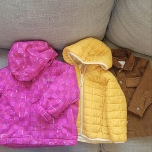 Set of 3 jackets size 12-18 months baby girl